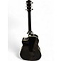 Used Fender CD140SCE Black Acoustic Electric Guitar