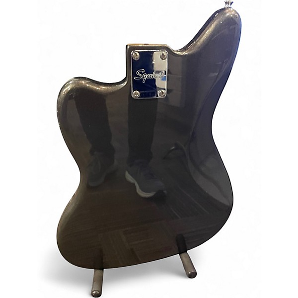 Used 2022 Squier Affinity Series Jaguar Bass H Charcoal Frost Metallic Electric Bass Guitar