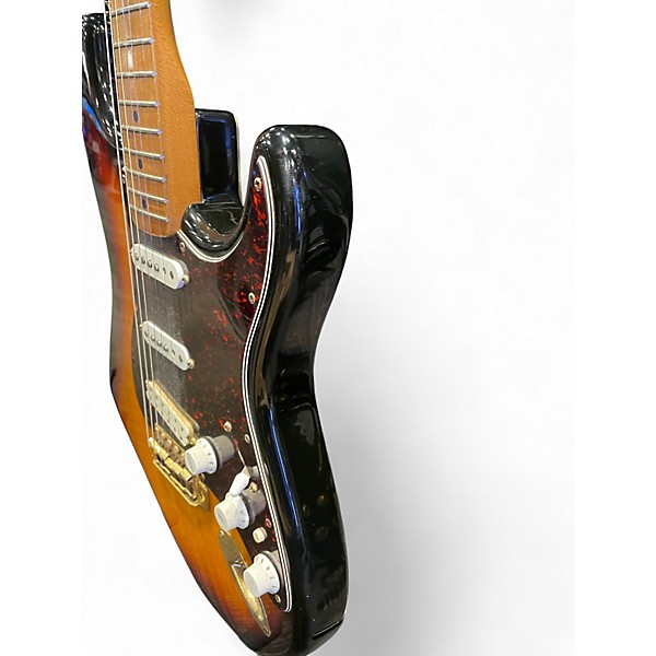 Used 1999 Fender Deluxe Super Strat 3 Color Sunburst Solid Body Electric Guitar