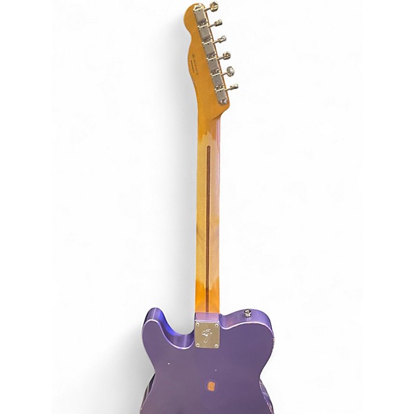 Used 2018 Fender Road Worn 1950S Telecaster Purple Metallic Solid Body Electric Guitar