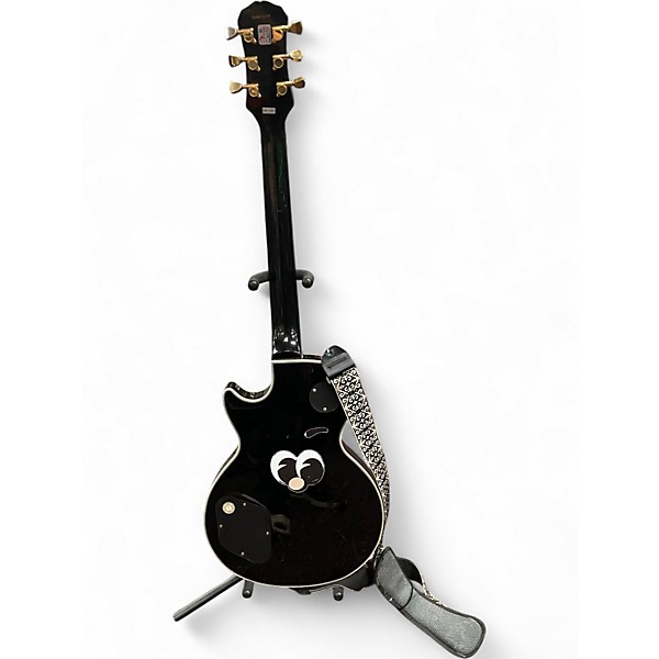 Used Epiphone Les Paul Custom Black Solid Body Electric Guitar