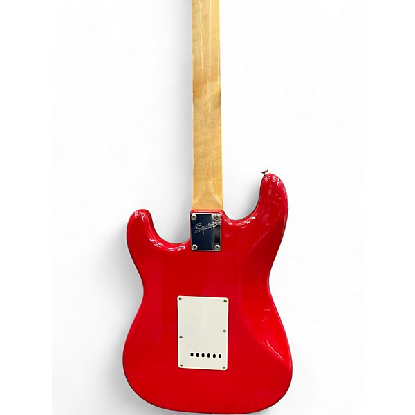 Used Squier AFFINITY STRAT Candy Apple Red Solid Body Electric Guitar