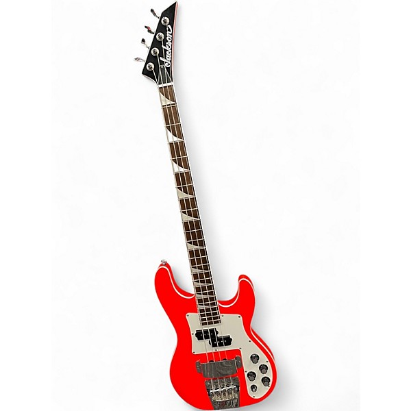 Used Jackson CBXDXIV Capri Orange Electric Bass Guitar
