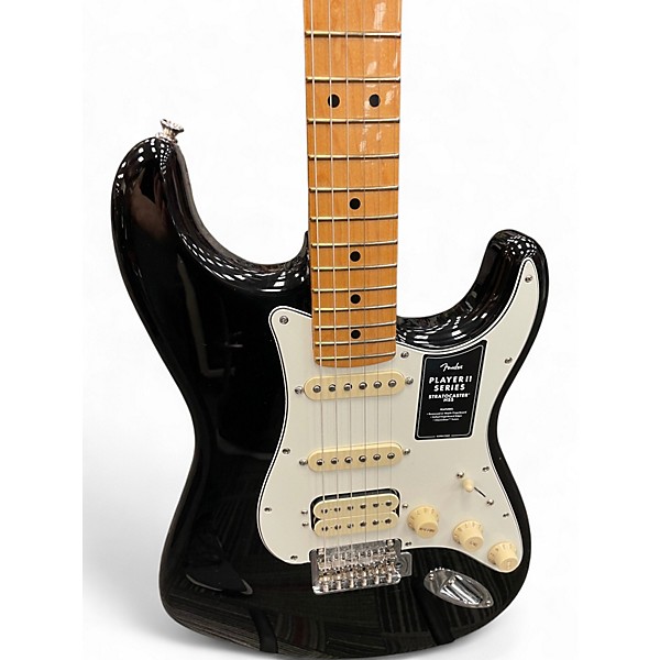 Used Fender PLAYER II Black Solid Body Electric Guitar