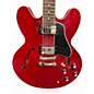 Used Epiphjone es335IG Candy Apple Red Hollow Body Electric Guitar