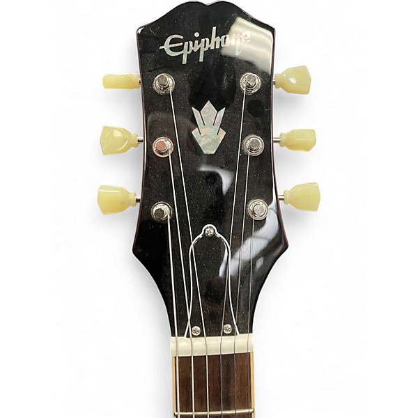 Used Epiphjone es335IG Candy Apple Red Hollow Body Electric Guitar