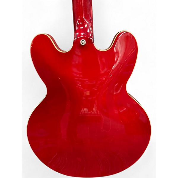 Used Epiphjone es335IG Candy Apple Red Hollow Body Electric Guitar