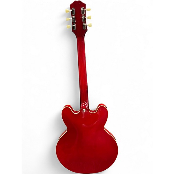 Used Epiphjone es335IG Candy Apple Red Hollow Body Electric Guitar