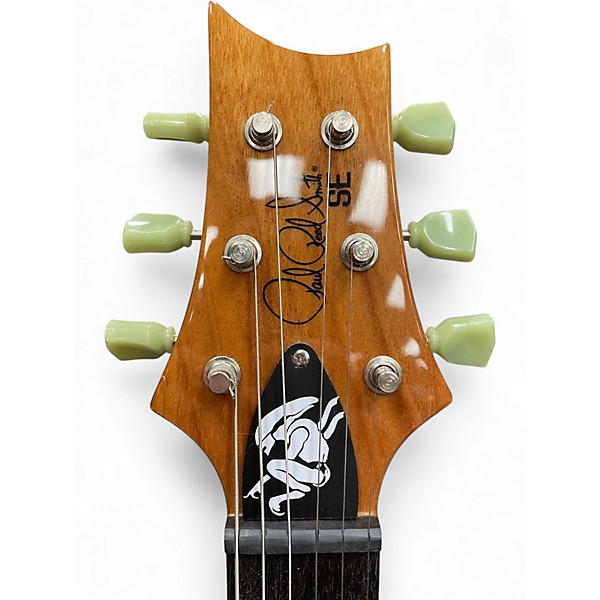 Used PRS SE Custom 22 Semi-Hollowbody Trans Green Hollow Body Electric Guitar