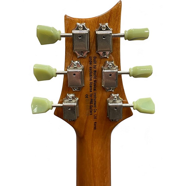 Used PRS SE Custom 22 Semi-Hollowbody Trans Green Hollow Body Electric Guitar