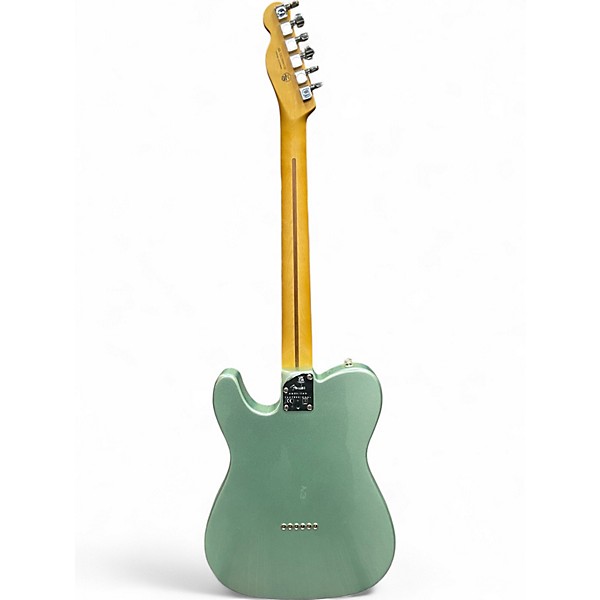 Used Fender AMERICAN PRO II TELECASTER MYSTIC SURF GREEN Solid Body Electric Guitar