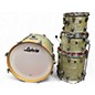 Used Ludwig 4 Piece Classic Maple OLIVE PEARL Drum Kit thumbnail