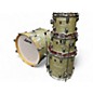 Used Ludwig 4 Piece Classic Maple OLIVE PEARL Drum Kit