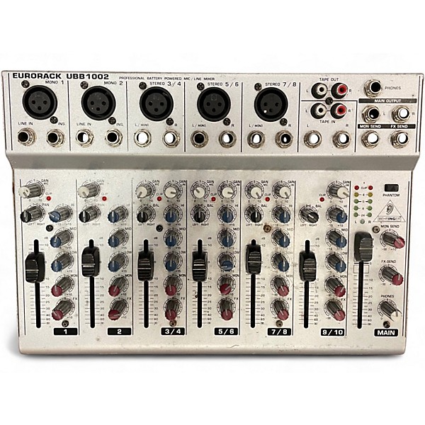 Used Behringer Eurorack UBB1002 Powered Mixer