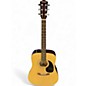 Used Starcaster by Fender Dreadnought Natural Acoustic Guitar thumbnail