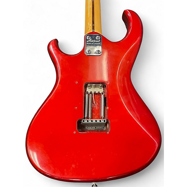 Used Aria Pro Ii The Cat Red Solid Body Electric Guitar