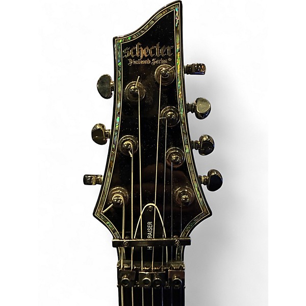 Used Schecter Guitar Research Hellraiser C7 7 String Alpine White Solid Body Electric Guitar