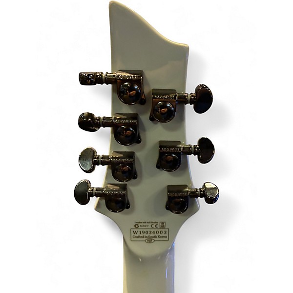 Used Schecter Guitar Research Hellraiser C7 7 String Alpine White Solid Body Electric Guitar
