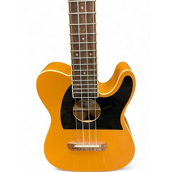 Used Fender Fullerton Tele Uke Butterscotch Blonde Ukulele