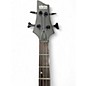 Used Schecter Guitar Research Stiletto Stealth 4 Satin Black Electric Bass Guitar