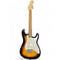 Used Squier Stratocaster 2 Tone Sunburst Solid Body Electric Guitar thumbnail