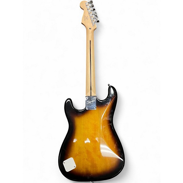 Used Squier Stratocaster 2 Tone Sunburst Solid Body Electric Guitar