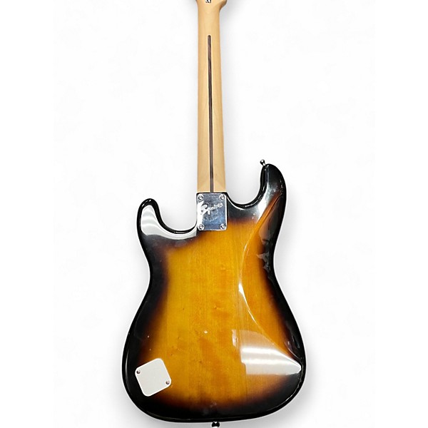 Used Squier Stratocaster 2 Tone Sunburst Solid Body Electric Guitar