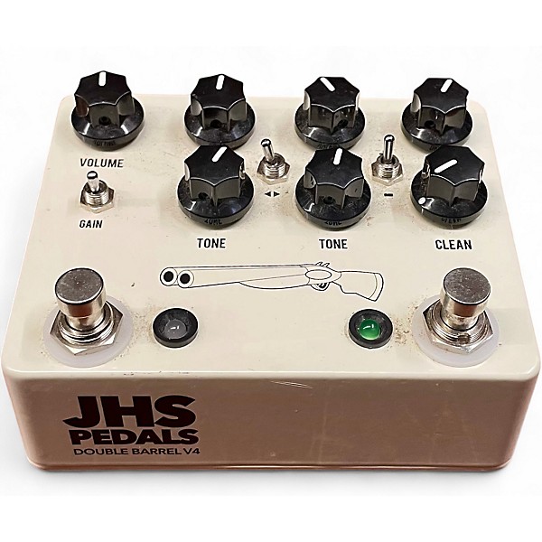 Used JHS Pedals Double Barrel V4 Effect Pedal