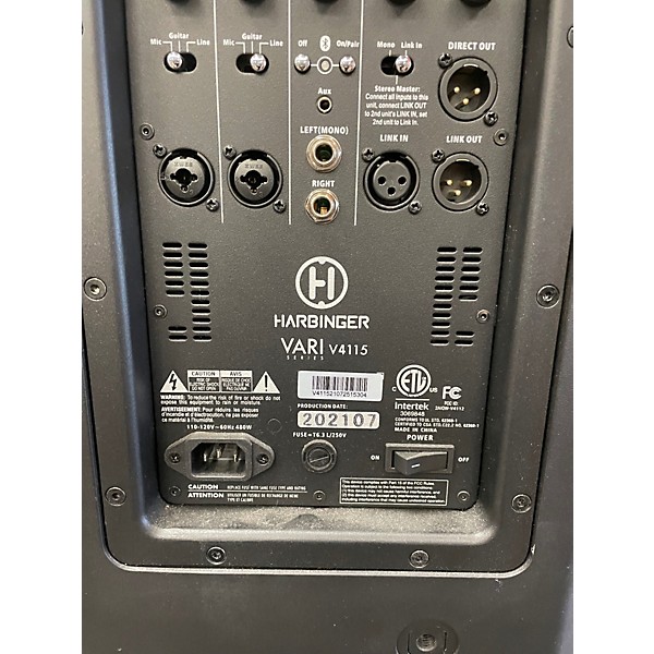 Used Harbinger V4115 Powered Speaker