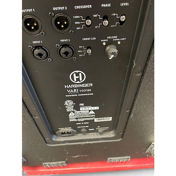 Used Harbinger VARI V2318S Powered Subwoofer