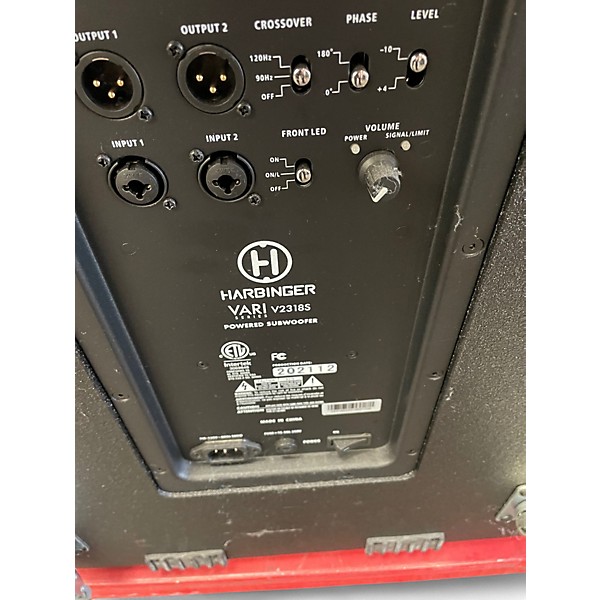 Used Harbinger VARI V2318S Powered Subwoofer