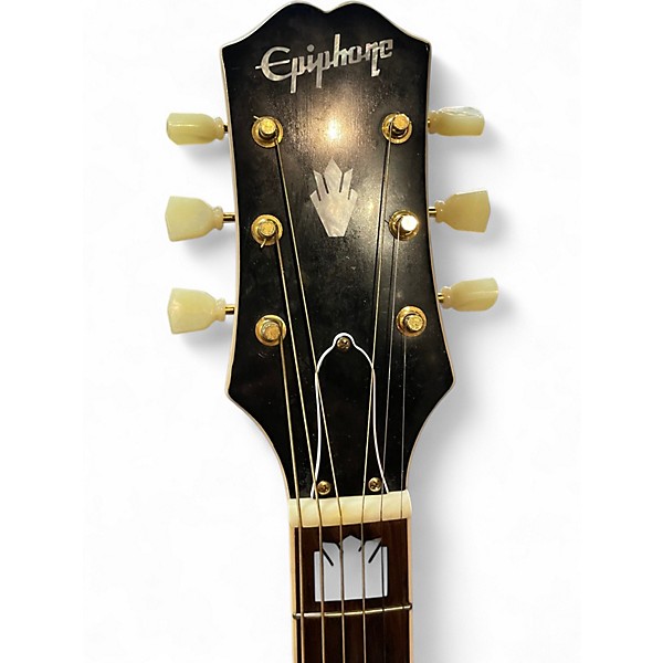 Used Epiphone INSPIRED BY GIBSON J200 AGED VINTAGE SUNBURST Acoustic Electric Guitar