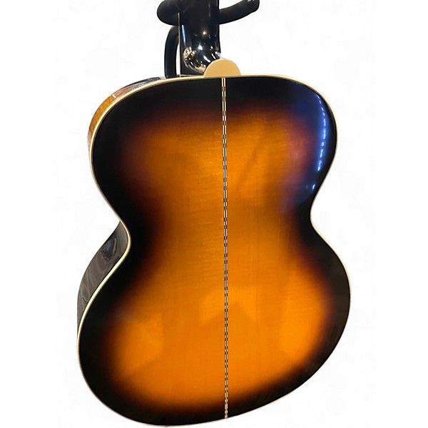 Used Epiphone INSPIRED BY GIBSON J200 AGED VINTAGE SUNBURST Acoustic Electric Guitar