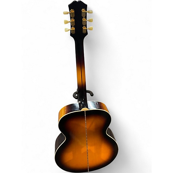 Used Epiphone INSPIRED BY GIBSON J200 AGED VINTAGE SUNBURST Acoustic Electric Guitar