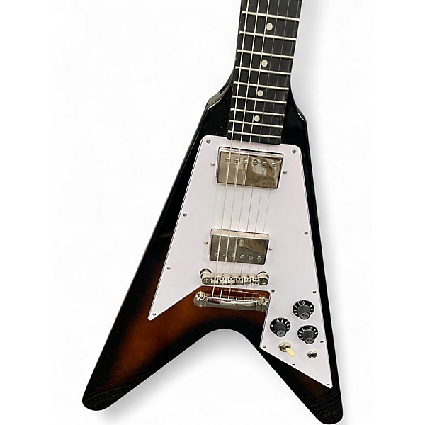 Used Epiphone Flying V '70s Tobacco Sunburst Solid Body Electric Guitar