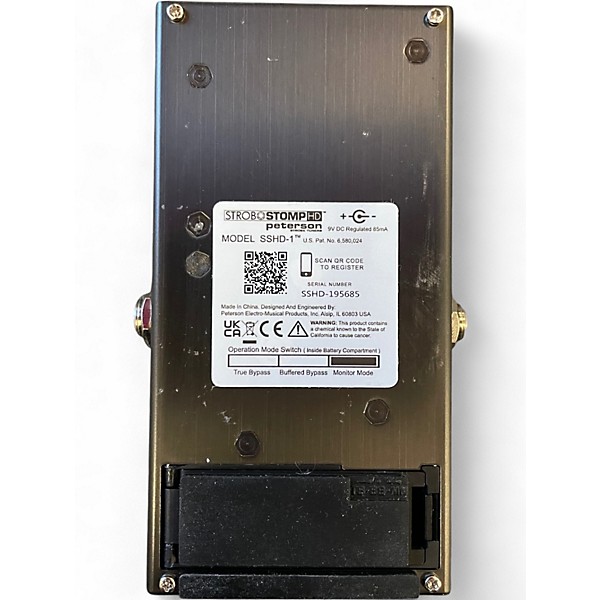 Used Peterson Strobostomp HD Tuner Pedal