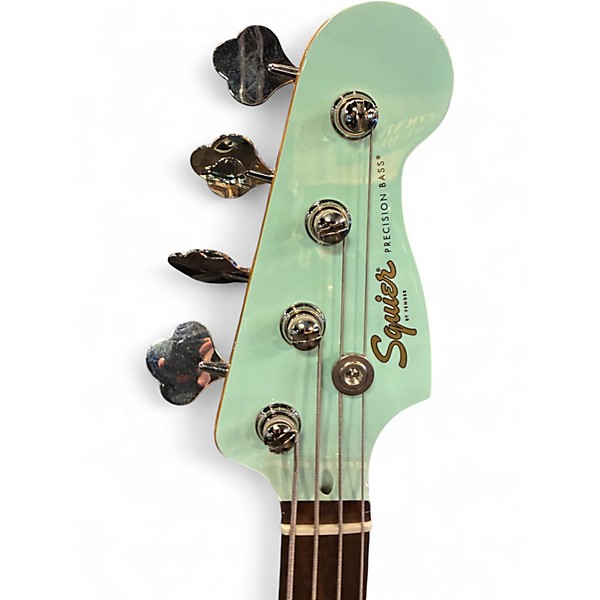 Used Squier Precision Bass Sonic Blue Electric Bass Guitar
