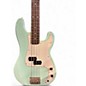 Used Squier Precision Bass Sonic Blue Electric Bass Guitar