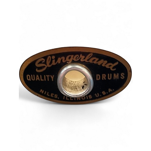 Used 1960s Slingerland 4 Piece Gene Krupa White Marine Pearl Drum Kit