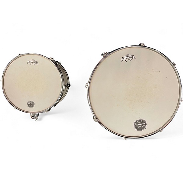 Used Mapex 3 Piece Saturn Standard White Marine Drum Kit
