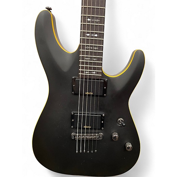Used Schecter Guitar Research Demon 6 SATIN AGED BLACK Solid Body Electric Guitar