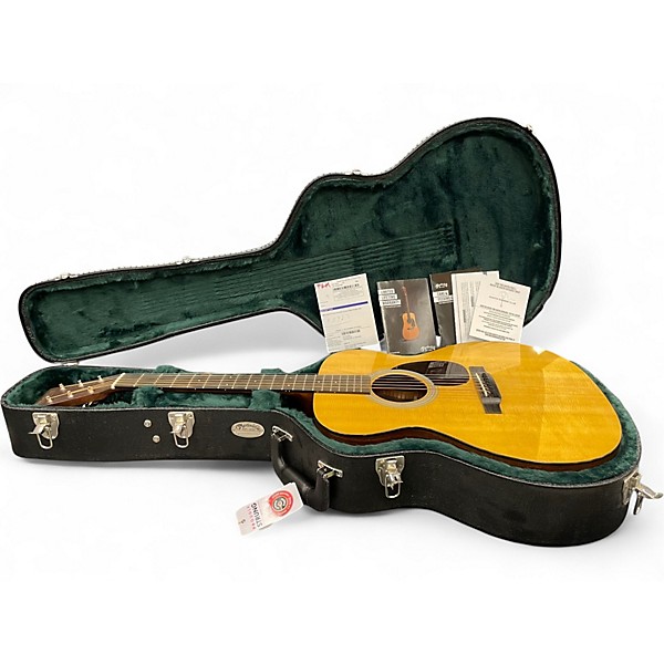 Used Martin OM21 Natural Acoustic Guitar