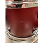 Used Drum Work 3 Piece DESIGN 3 PC SHELLS CRIMSON RED SATIN Drum Kit