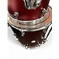 Used Drum Work 3 Piece DESIGN 3 PC SHELLS CRIMSON RED SATIN Drum Kit
