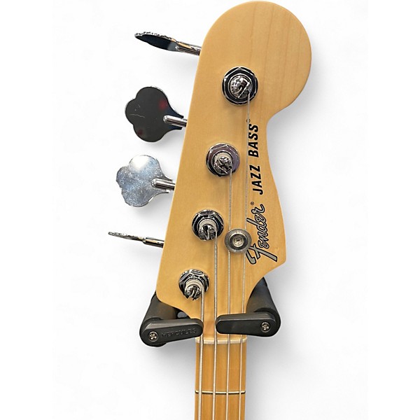 Used 2021 Fender American Performer Jazz Bass Satin Surf Green Electric Bass Guitar