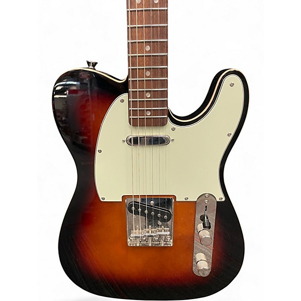 Used Squier Classic Vibe Telecaster Custom 3 Color Sunburst Solid Body Electric Guitar