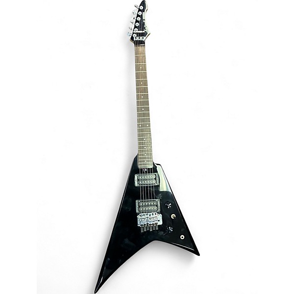 Used Aria Pro Ii IRONMAN STANDARD Black Solid Body Electric Guitar