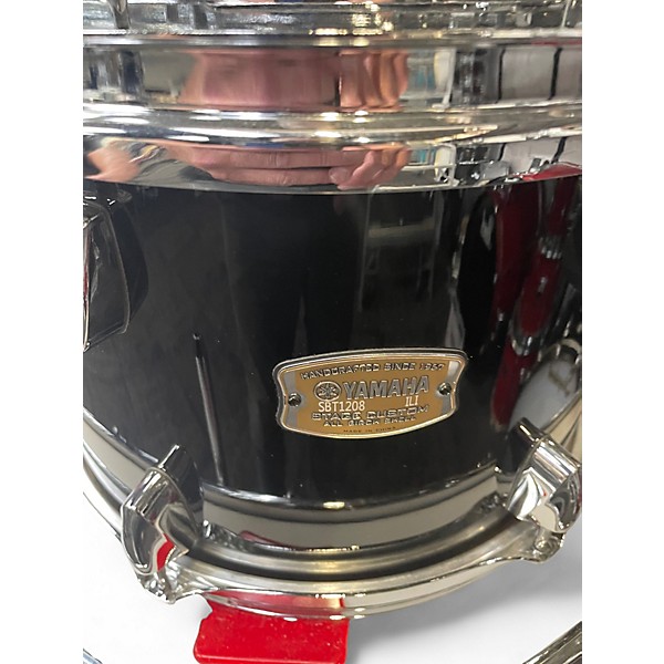 Used Yamaha 5 Piece Stage Custom Black Drum Kit