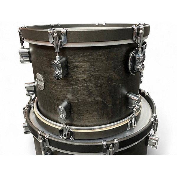 Used PDP by DW 3 Piece Concept Series Maple Classic Ebony Drum Kit
