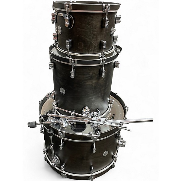 Used PDP by DW 3 Piece Concept Series Maple Classic Ebony Drum Kit
